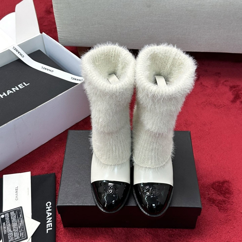 Ch*el leather shoes